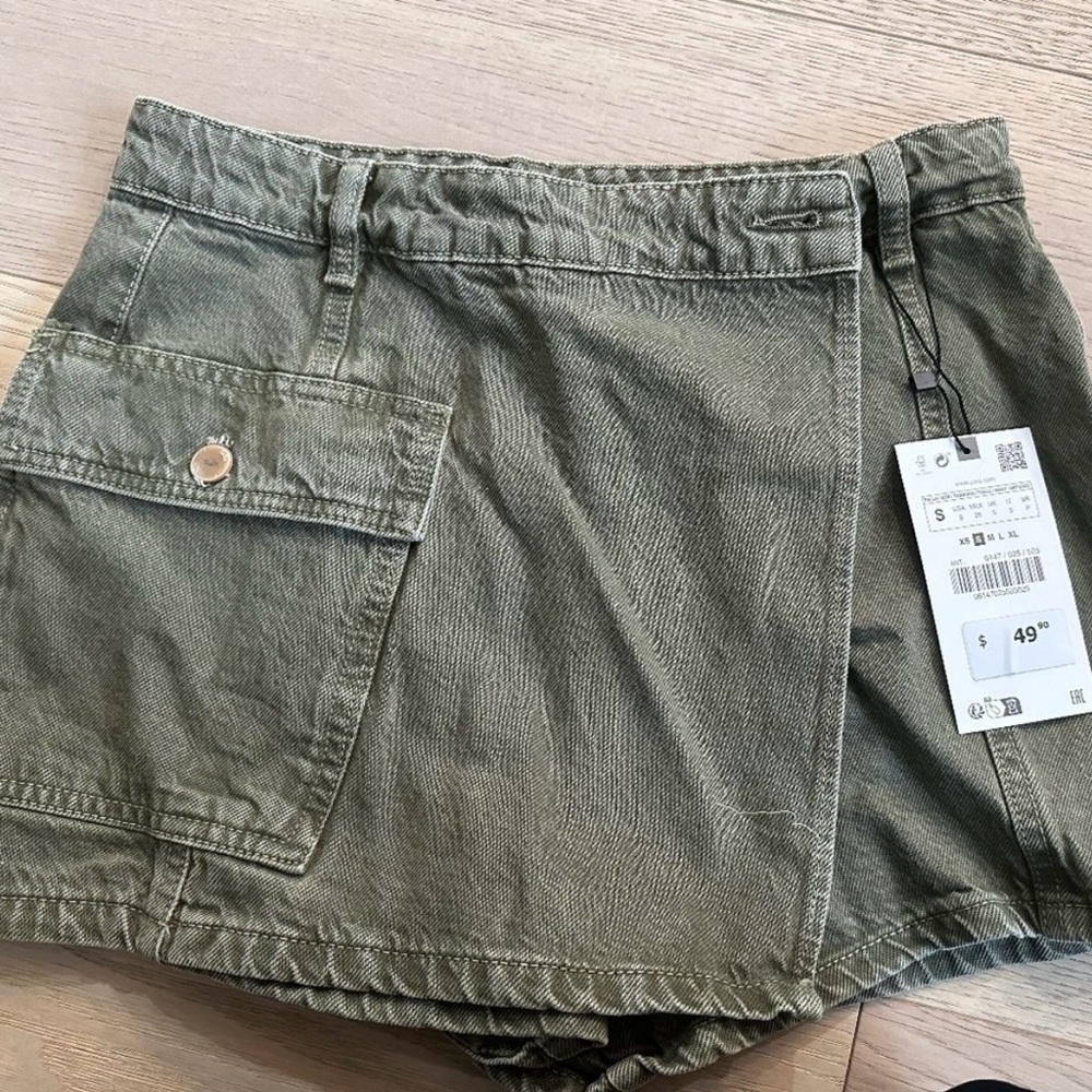 Olive Green Women's Shorts